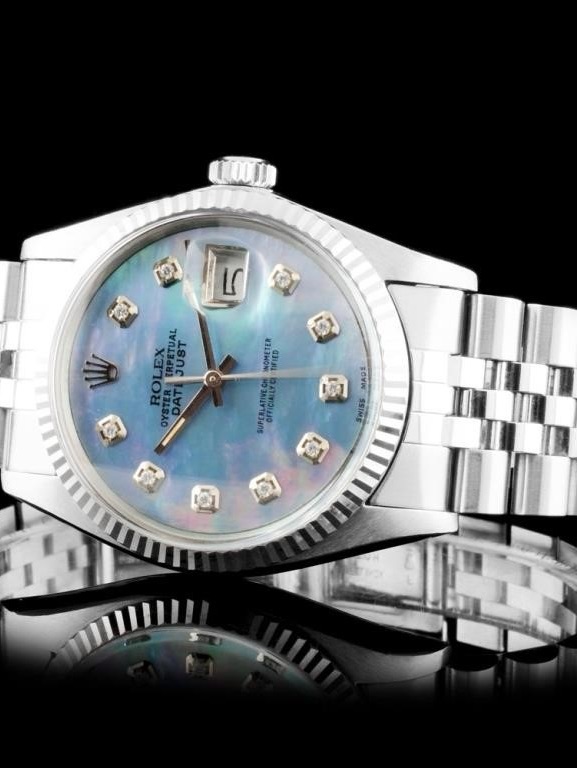 Rolex Datejust Ref With Blue MotherOfPearl Dial